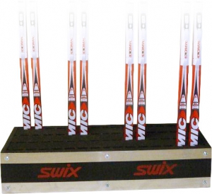 T7654 Floor rack for 28 prs XC skis